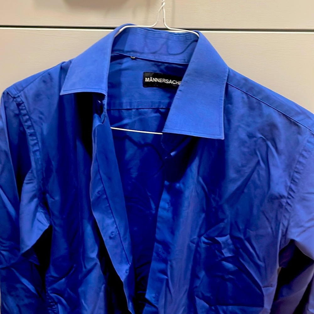 Blue dress Shirt by Austrian Label “Männersache”
